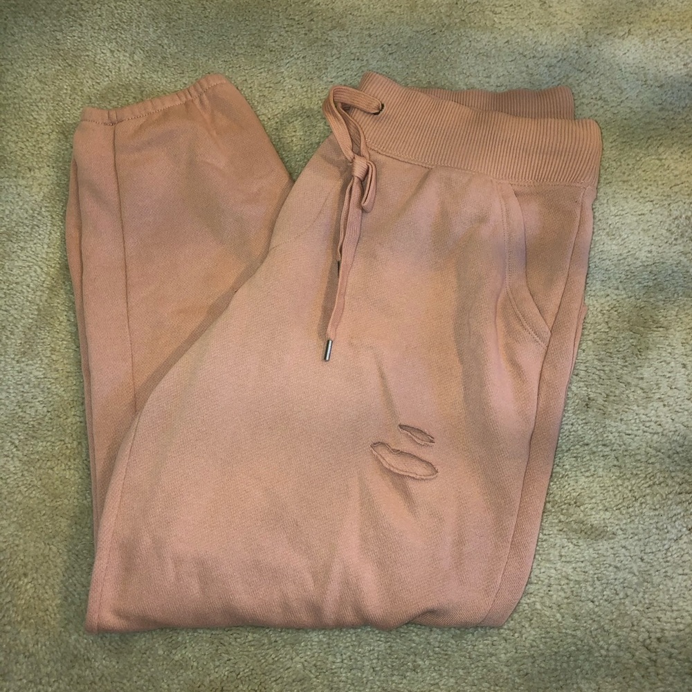 Aerie Distressed Jogger Sweatpants